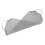 4Pcs Light Grey Body Scrubber Exfoliator Stretchable Shower Wash Cloth 2