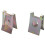 100pcs Bronze Tone Spring Metal Car Door Panel Spire Screw U-Type Clips 4