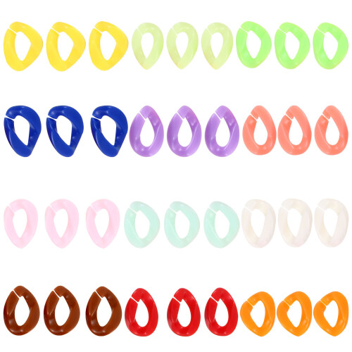 Women'S Earring Accessories Assorted Color Acrylic 100pcs