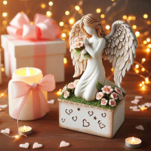Figurines de bonhommes de neige en résine de 12,5 cm avec couronne de sapin lumineuse – Décoration de Noël intérieure, centre de table pour les