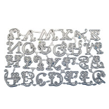 Metal26Letters Stanzformen, Papierkunst-Bastelvorlagen, Prägeschablonen für Bastelarbeiten