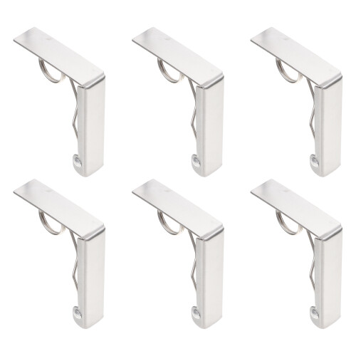 30Pcs Silver Table Cloth Clips Easy Use Portable Tablecloth Clamps