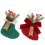 Gestrickte Weihnachtsmann-Strumpfornamente, 2er-Set 1