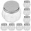20Pcs High Clarity Pumpkin Shaped Plastic Bottles with Lids for Drinks 1