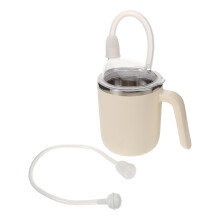 Veilige Senior Drinkbeker Met En Ergonomisch Handvat Beige