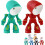 Cute Robot Table Light Set 2PCS LED Night Light 1