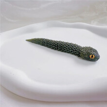 Figurine miniature de serpent articulée imprimée en 3D (13 cm), décoration de bureau, cadeau de Noël ou de Nouvel An, artisanat