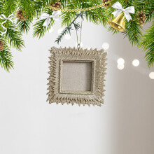 Cadres photo AuroraX, décorations de Noël en résine incassable, petites décorations amusantes pour sapin de Noël, articles de fête de Noël en