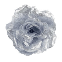 Tête de rose artificielle (1 pièce), 7 cm (2,76 po), en soie artificielle, sans tige, pour bouquet de mariée, décoration de