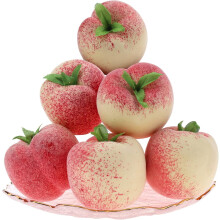 Lot de 6 poires artificielles brunes réalistes – Fruits factices plus vrais que nature pour la décoration de la maison, de la cuisine, des