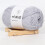 Regenbogenfarbenes Baumwoll-Häkelgarn, grau, 100 g 1