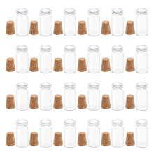 50St Mini Glazen Potjes Met Kurkstop, Voor Bruiloft En