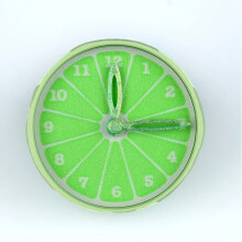 3D Printed Clock, Unique Fruit-Inspired Wall Clock, Modern Home Decor, Colorful And Stylish For Kitchen, Living Room & Offices