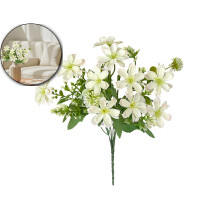 Marguerites artificielles en soie réalistes, fleurs sauvages artificielles résistantes aux UV pour la décoration estivale extérieure,