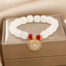 Elegant Handmade Beaded Bracelet with Natural Stone Beads and Silver Charm Stylish Jewelry for Women and Men