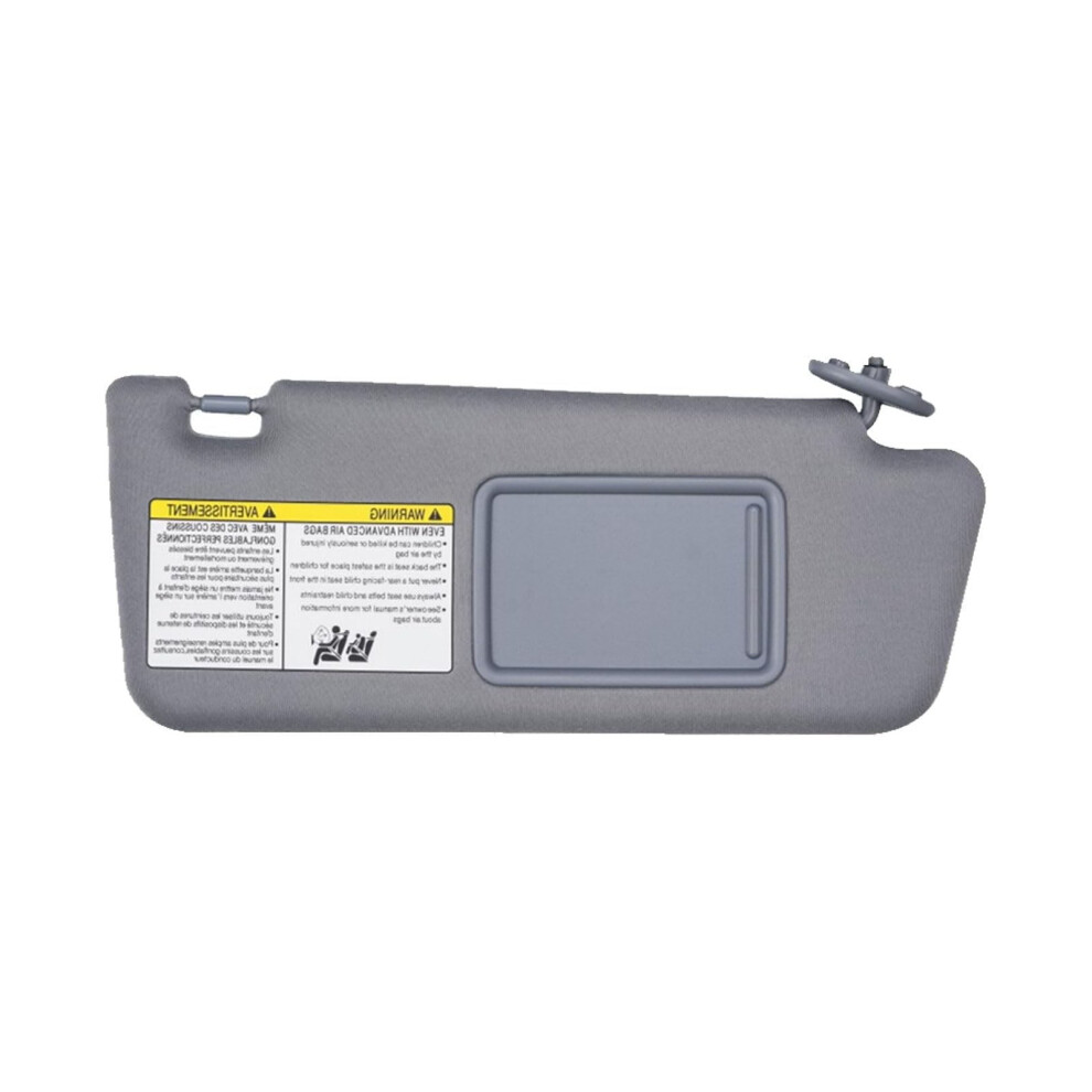 Left & Right Sun Visor For Toyota Tacoma 2005Â2015, With Makeup Mirror, Replaces 74320-04181-B1 (Right-), Compatible With Tacoma Grey 9405492191600