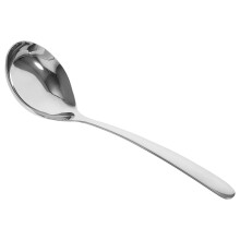 4Pcs Stainless Steel Soup Spoons Set Silver Serving Ladles for Kitchen