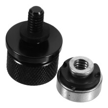 1Set Aluminium Motorfiets Stoelboutset Zwart Snelsluiting Duurzaam