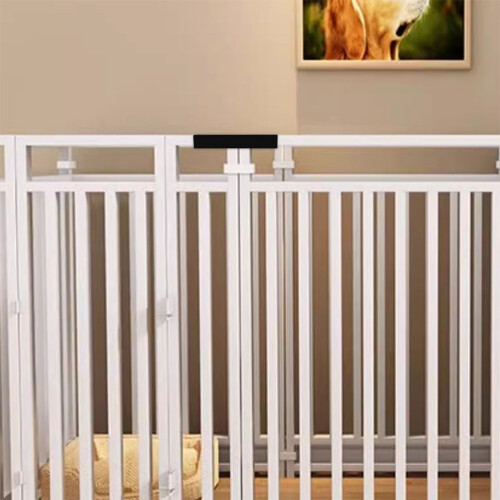 6Pièces Kit Renfort U- Noir En Pour Clôture 2