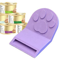 Cat Food Opener Paw Shape Non-Slip Accessory Cat Food Utensils for Pet Kitten Home Indoor Outdoor Kitchen Daily biological
