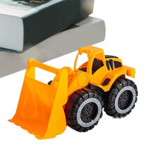 Speelgoedset met terugtrekbare graafmachine en bulldozer voor kinderen – Educatieve bouwvoertuigen, geschikt voor leeractiviteiten op de