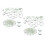 800Pièces Billes Plates En Transparent Décoratives Pour Aquarium 8