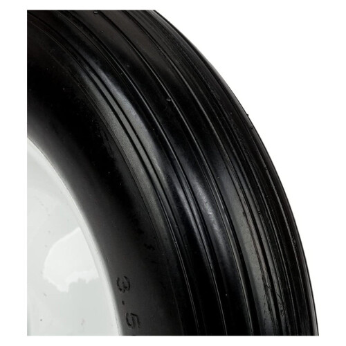 Anvelopă pentru roabă, cauciuc solid anti-pană, 3.50-8, 14.5 inch 1