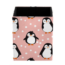 Petit porte-stylos et crayons pour organiser votre bureau, adorable rangement de bureau en forme de pingouin pour fournitures de bureau et pinceaux