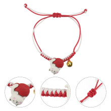 1Pc Lovely Red Knitted Cat Bracelet Delicate Stylish Bracelet for Everyday Wear