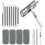 Kit de limpieza de ventanas con cepillo ajustable y mango extensible. 1