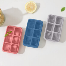 Tráidirí Ciúb Oighir Mini le Clúdach agus Bun Silicone Pacáiste 3