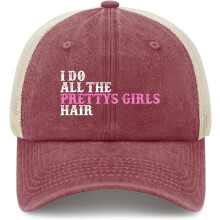 Ich mache alle hübschen Mädchenfrisuren Hut Trucker Hut für Männer Baseballkappen Lustige Geschenke Unisex
