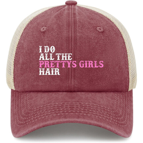 Gorra de camionero unisex ajustable de mezcla de algodón