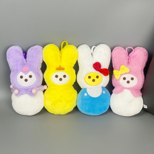 20 cm großes Osterhasen-Plüschtier – Weiche Hasenpuppe, Ostern