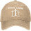 Gorra de béisbol vintage ajustable – Algodón lavado, negro 1