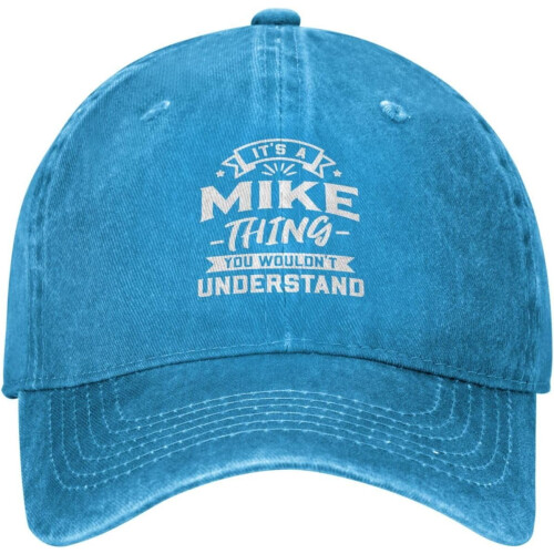 Gorra ajustable de mezclilla estilo "dad hat" – Unisex, mezcla de algodón