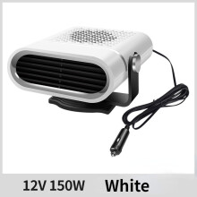 12V hvit bærbar bilvarmer defroster 1000W