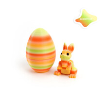 3D-geprinte paashaas-eierset met konijntje erin – Leuk paascadeau en verrassing voor het hele gezin, compatibel met standaard 3D-printers