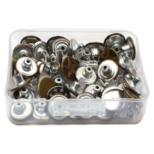 40pcs Removable Metal Jeans Buttons Easy to Install Jean Fasteners for Daily Life