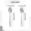 Stainless Steel Slotted Serving Spoon 25 cm 3