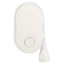 Mini lampada da lettura portatile ricaricabile con clip, colore bianco