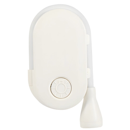 Mini lampe de lecture portable rechargeable à pince blanche