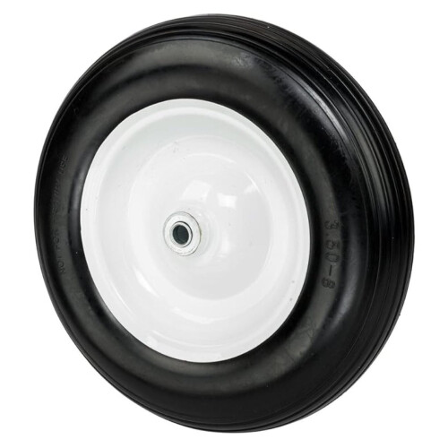 Anvelopă pentru roabă, cauciuc solid anti-pană, 3.50-8, 14.5 inch