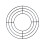 Metallkransform rund, robust, 20 cm for DIY-dekor 1