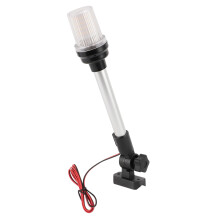IP67 Waterproof Fold-Down Marine Anchor Light 12-Inch 12-24V White