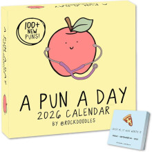 Calendario da scrivania "Pun a Day" 2026