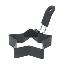 Stainless Steel Breakfast Egg Pancake Maker With Nonstick And Heat Handle For Morning Meals