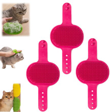 Silicone Cat Grooming Strap Pad – Adjustable Self-Groomer Brush & Massager for Climbing Frames, Table Legs; Compatible with Cats
