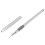 6Pcs Nail Liner Brushes Set Ultra Thin Silver 10