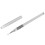 6Pcs Nail Liner Brushes Set Ultra Thin Silver 12